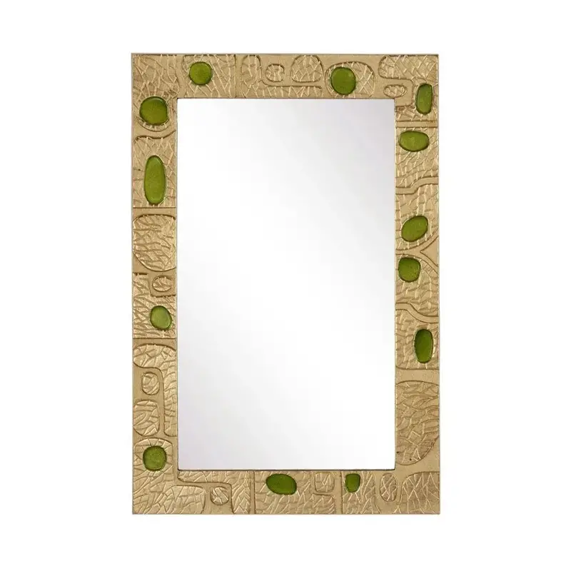 Beau Monde Wall Mirror – 23.75" Gold-Finished Frame 1