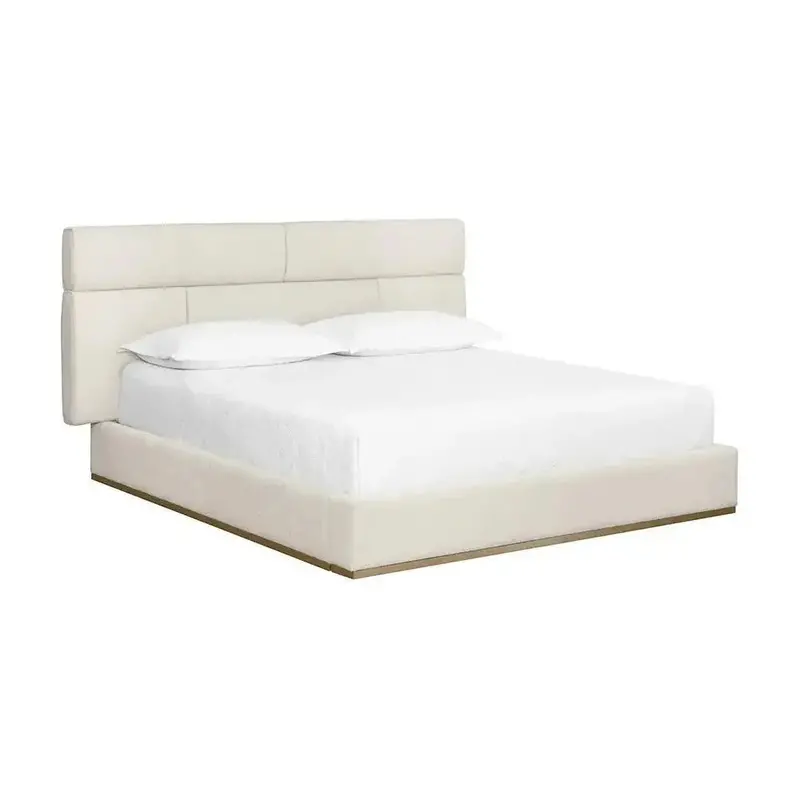 Beckham Upholstered King Size Bed With Performance Fabric Headboard 1