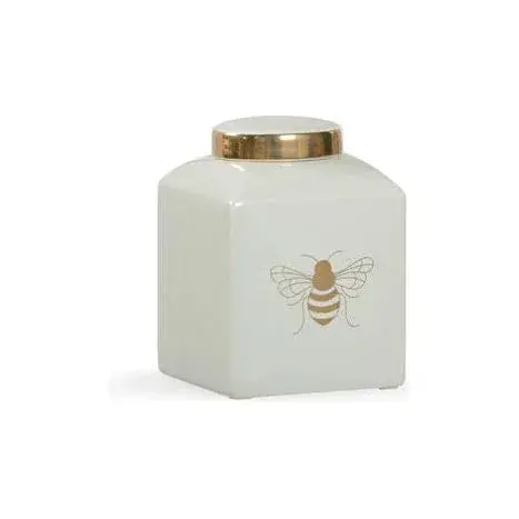 Bee Kind Ginger Jar – Traditional Ceramic Storage With Lid 1