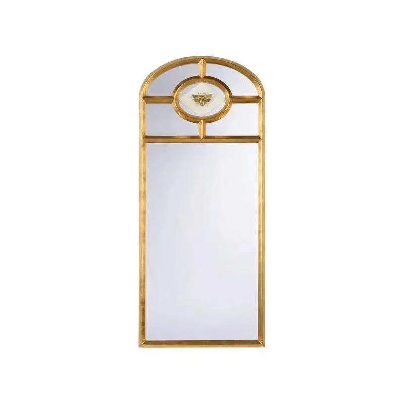 Bee Motif Iron Wall Mirror – Whimsical Metal Craftsmanship 1