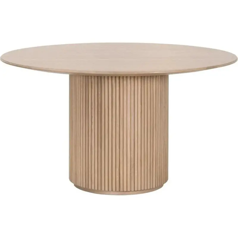 Belfast Round Dining Table – Solid Wood Top & Pedestal Base 1