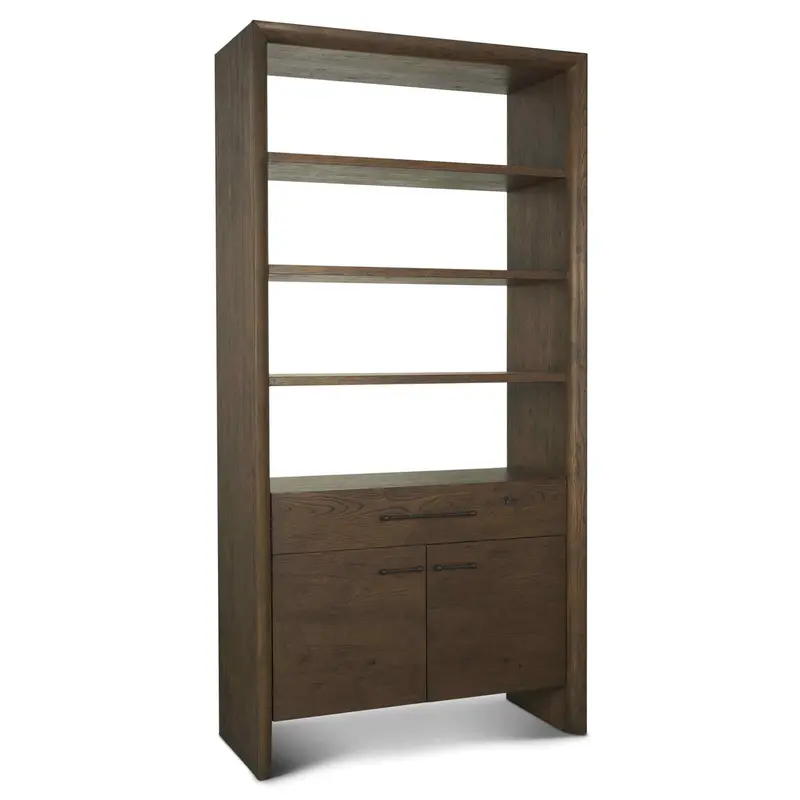 Belford Two-Door Wooden Shelving Unit For Display Or Storage 1