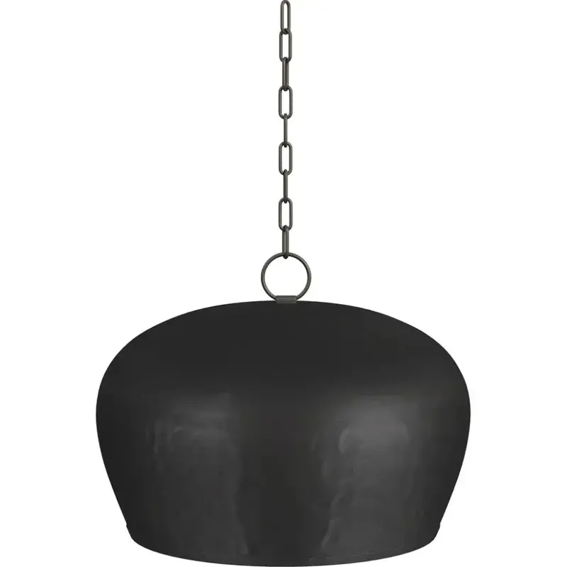 Bell Black Industrial Pendant Lamp With Bold Metal Geometry 1