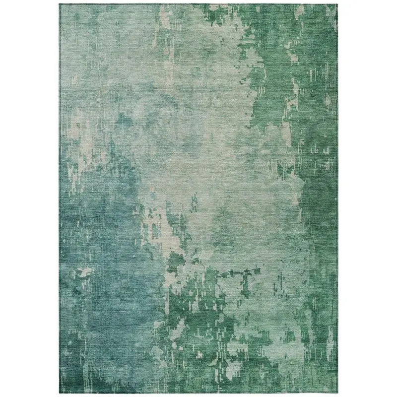 Bellatrix Emerald Green Indoor-Outdoor Rug – Textured Pile & Weatherproof Weave 2