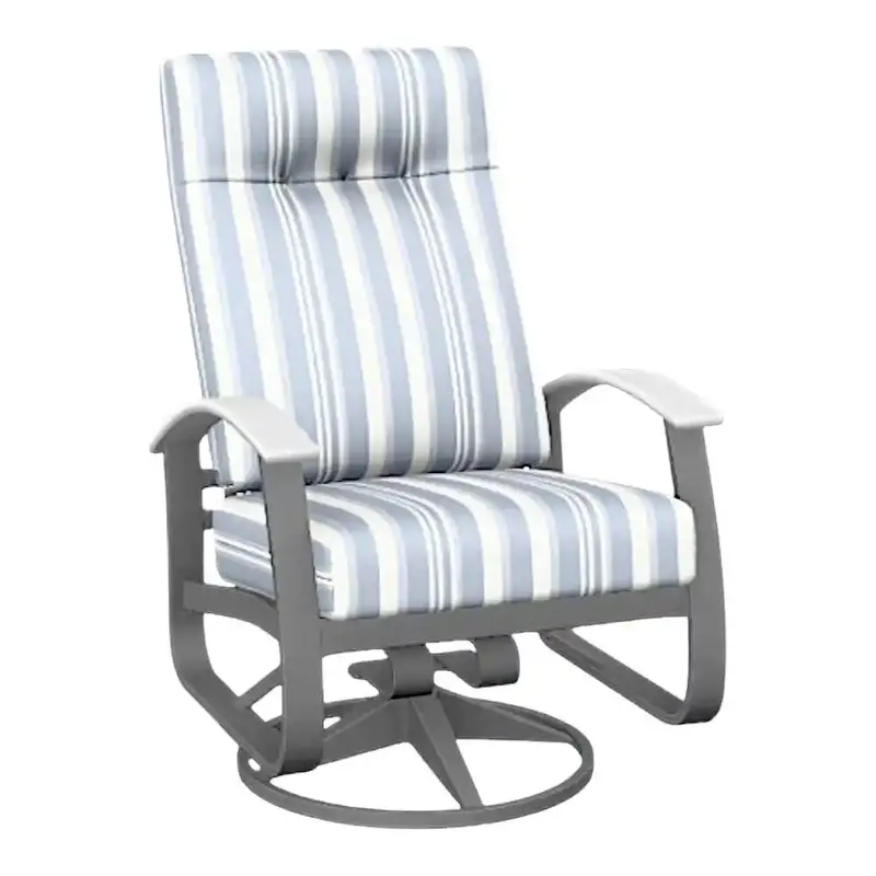 Belle Isle High-Back Swivel Rocker – Deep-Seat Outdoor Seating 1