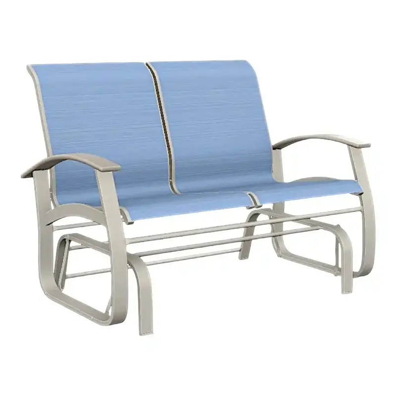 Belle Isle Mgp Sling 2-Person Outdoor Glider Bench 1