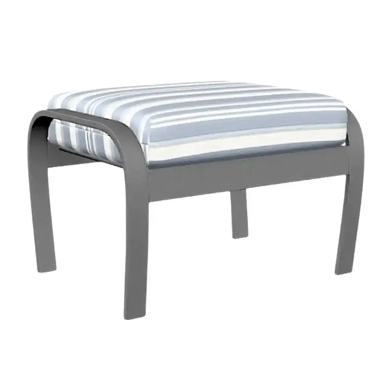 Belle Isle Outdoor Ottoman With Removable Cushion 1