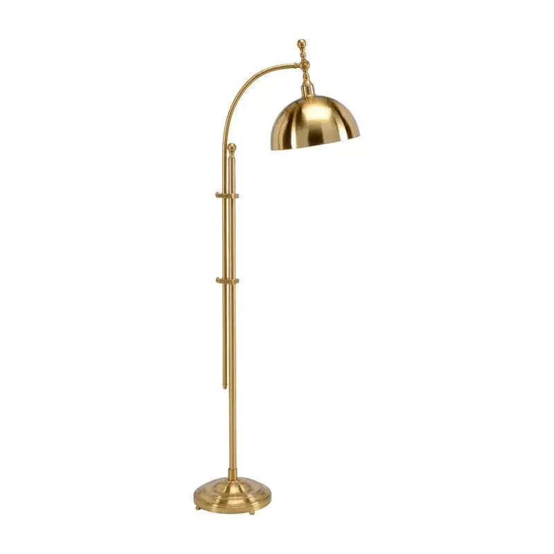 Berlin Gold-Tone Modern Floor Lamp 1