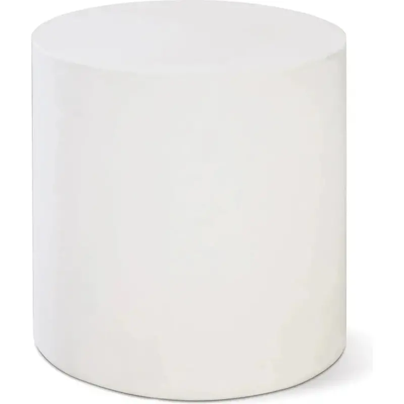 Bill Ebony And White Outdoor End Table – Dual-Tone Modern Accent 1