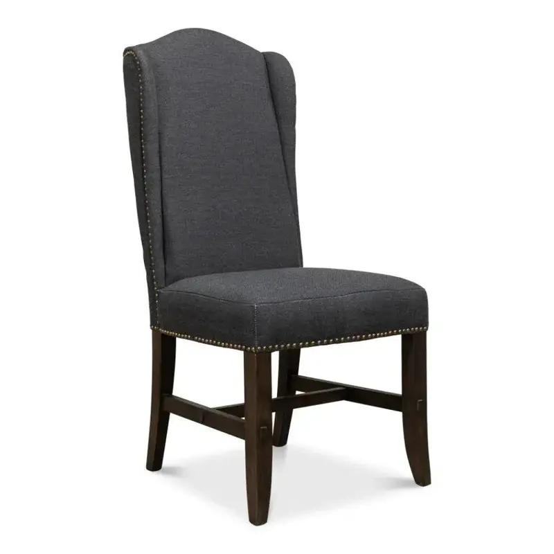 Black High-Back Dining Chairs – Set Of Two 1