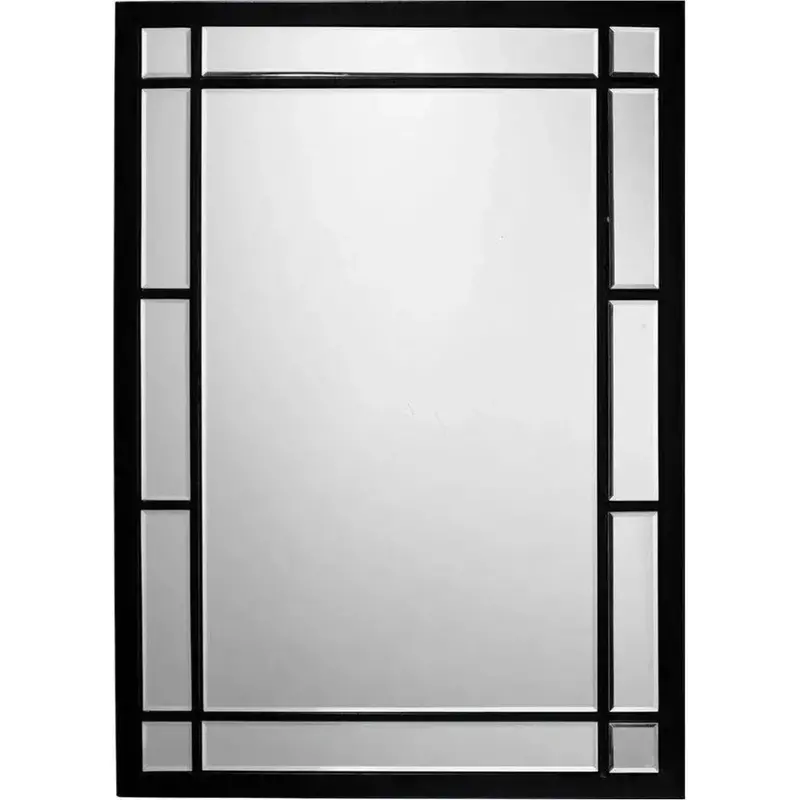 Black Iron Chelsea Wall Mirror – Dual-Face Design 1