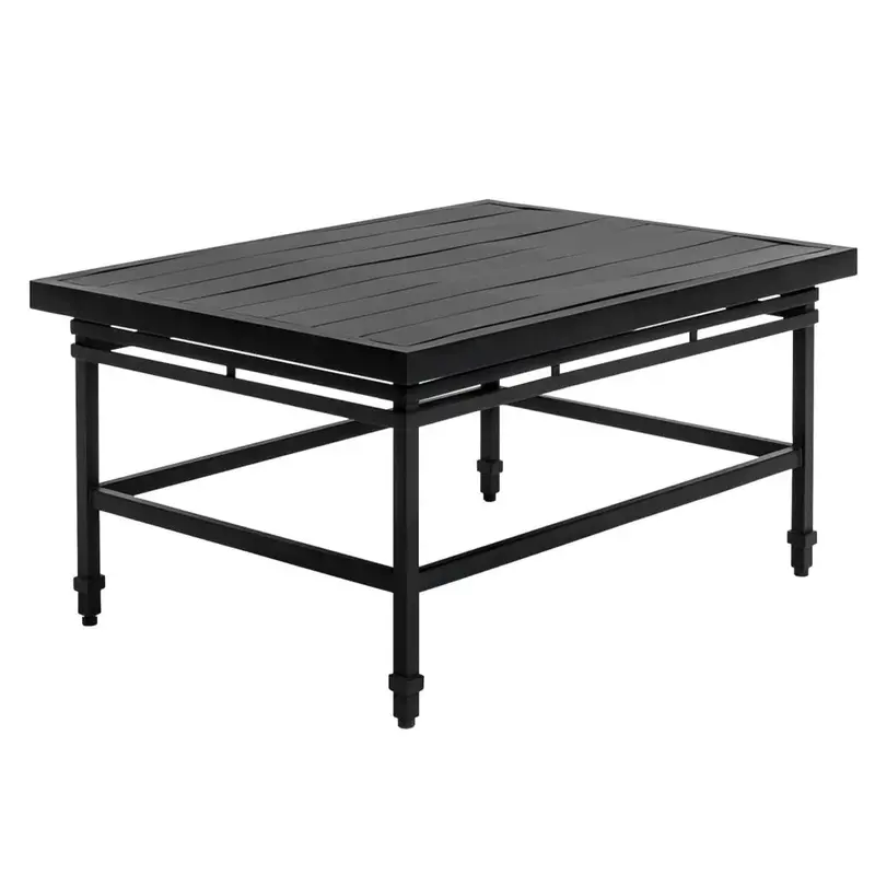 Black Sand Matte Outdoor Coffee Table – Eterna 1