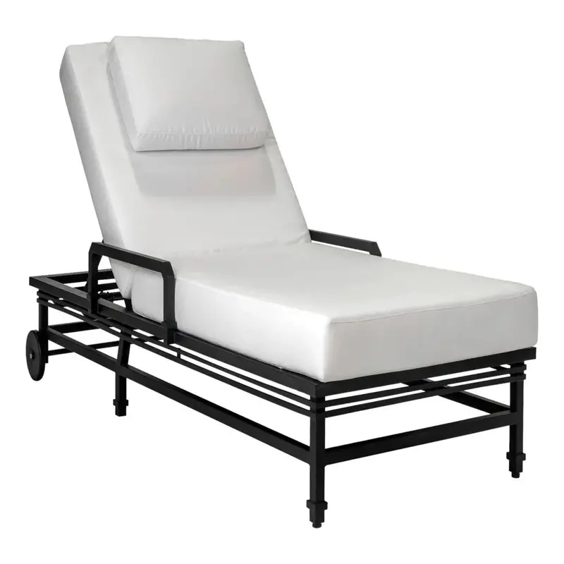 Black Sand Matte Poolside Chaise Loungers (2-Piece Set) – Eterna 1