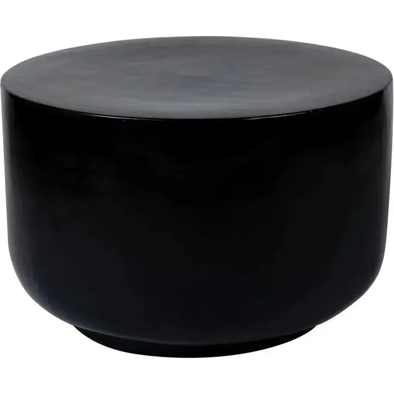 Black Serenity Grazed Side Table – Outdoor Accent Table 1