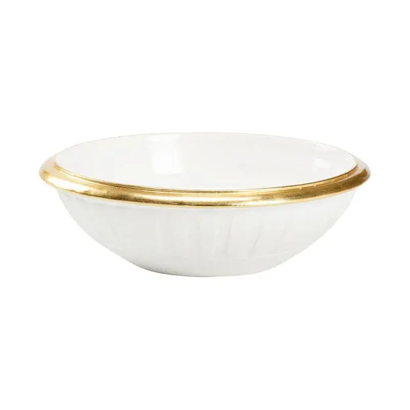 Blanco Bastimento White Ceramic Bowl – Smooth Gloss Finish 1