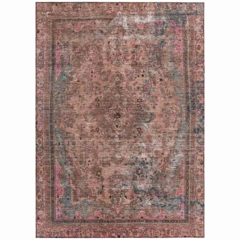 Blazura Pink Indoor-Outdoor Area Rug – Soft Yet Durable All-Weather Floor Mat 2