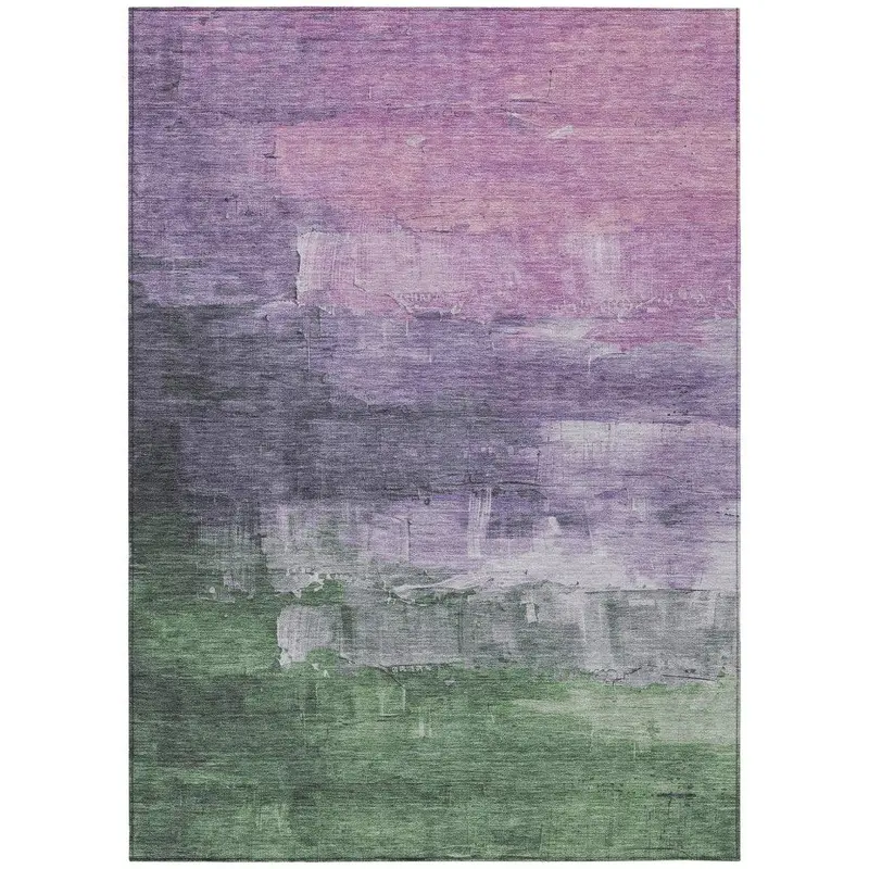 Bloometra Purple All-Surface Indoor-Outdoor Rug – Lightweight & Rinseable 2