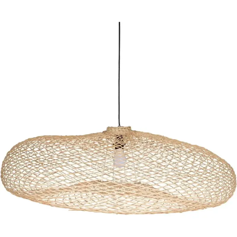 Bora Bora Woven Rattan Ceiling Chandelier – Tropical Statement Light 1
