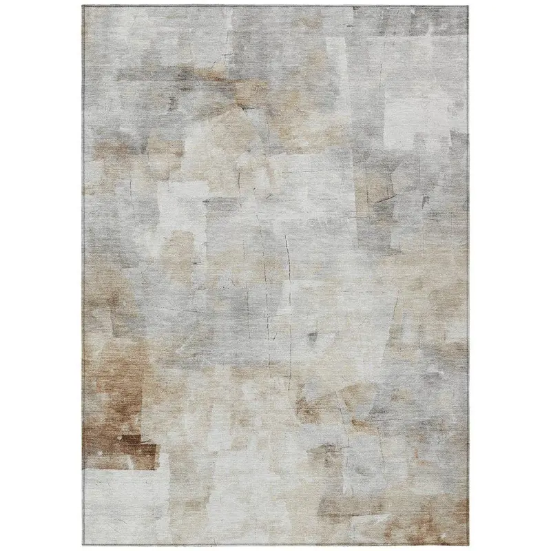 Braeain Ivory All-Weather Area Rug – Neutral Tone, Stain-Resistant & Machine Washable 2