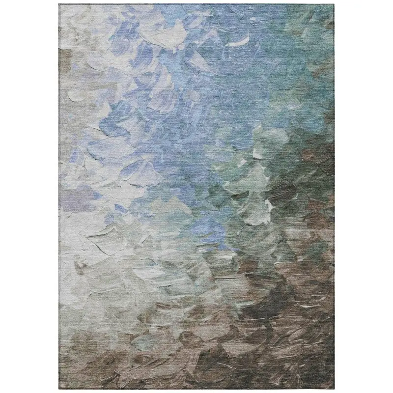 Braearis Blue Indoor-Outdoor Runner Rug – Versatile Size, Quick-Dry Material 2