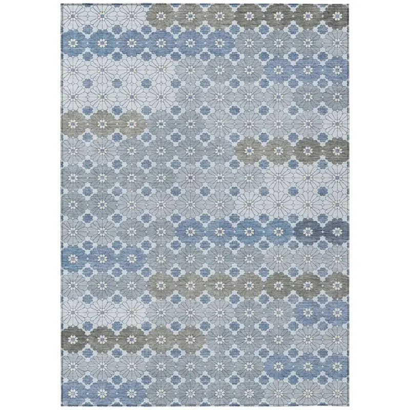 Braeyn Blue All-Weather Indoor-Outdoor Rug – Washable & Fade-Resistant 2