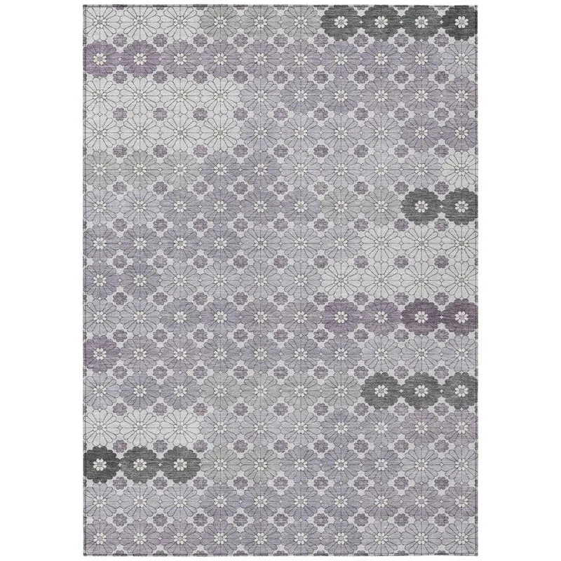 Braeyn Purple Outdoor-Indoor Rug – Stain-Resistant & Easy-Clean 2
