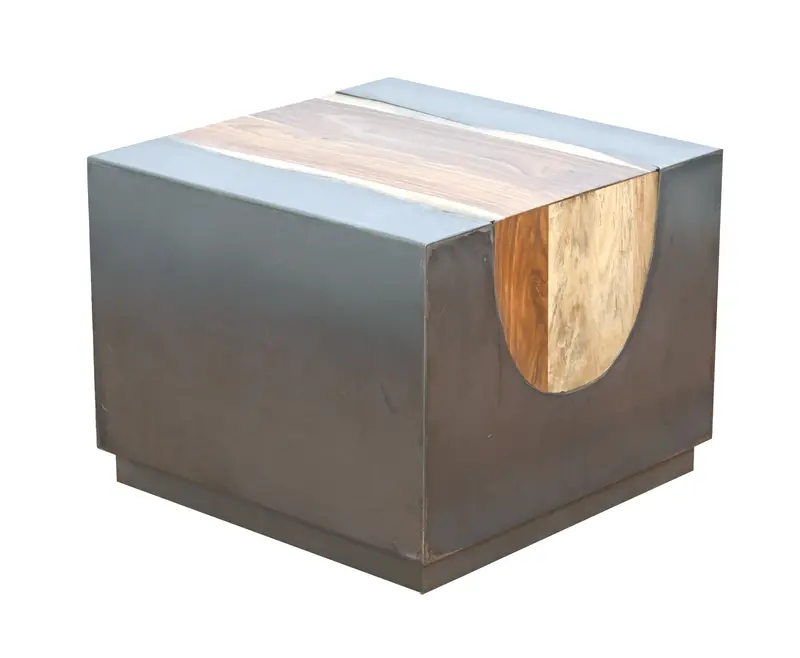 Branthe Square Wooden End Table 1