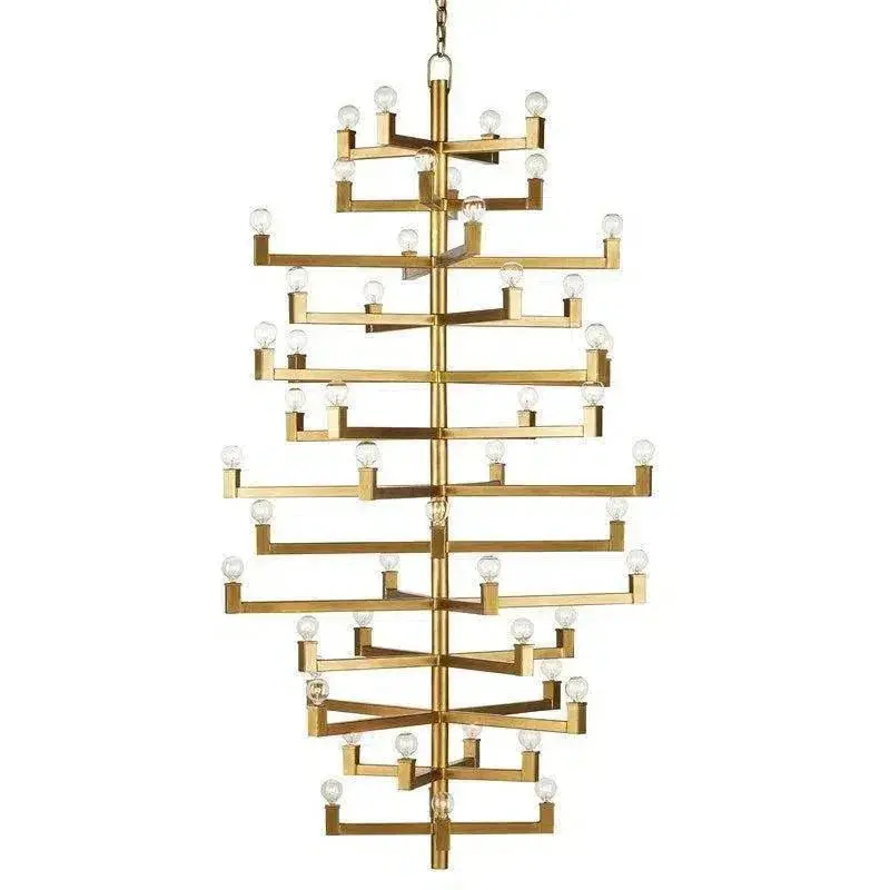 Brass Andre Grande Statement Chandelier 1