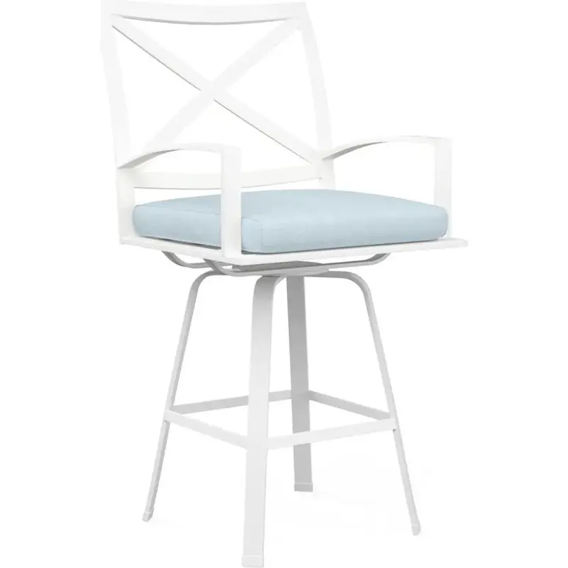 Bristol Swivel Counter-Height Patio Stool 1