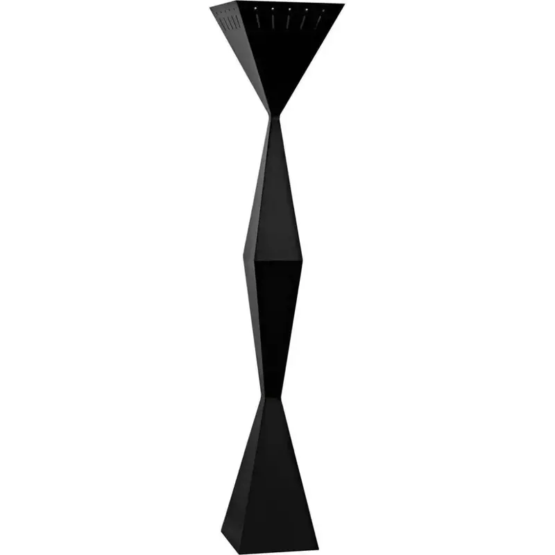 Brixton Adjustable Floor Lamp In Black Steel 1
