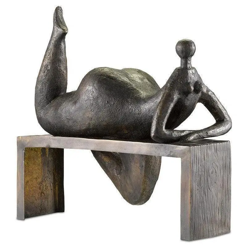 Bronze Odalisque Sculptural Accent Piece 1