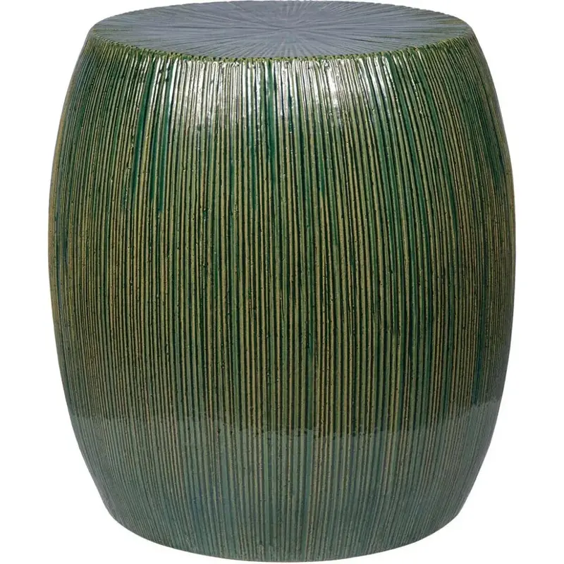 Bud Green 16-Inch Outdoor Stool And Accent Table 1