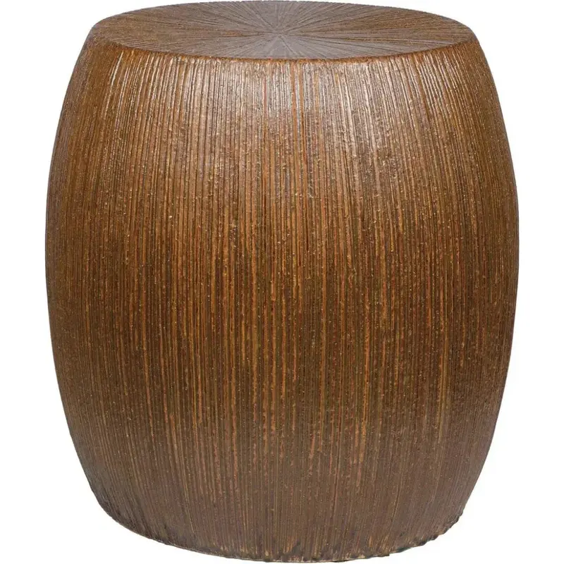 Bud Red 16-Inch Outdoor Stool And Accent Table 1