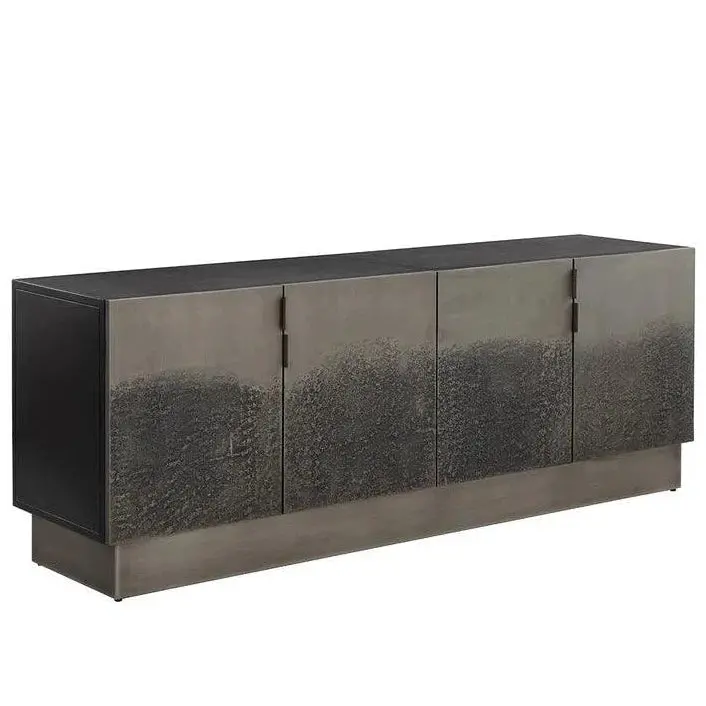 Caddo Sideboard With Antique Nickel Cabinet Doors 1