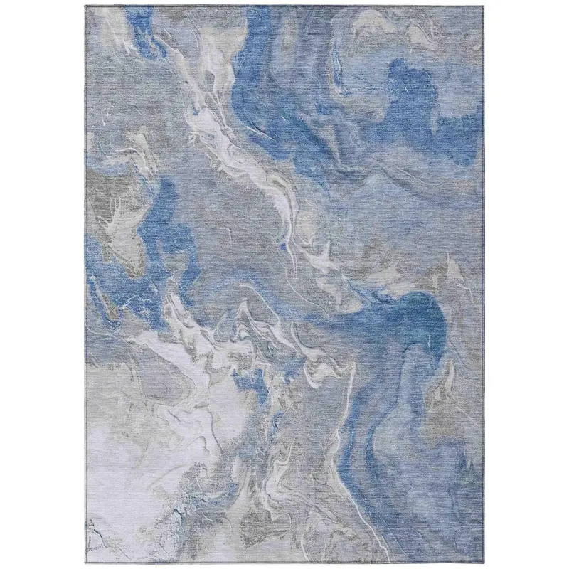Caelaris Blue Outdoor Rug – Refreshing Tone, Quick-Drying & Washable 2