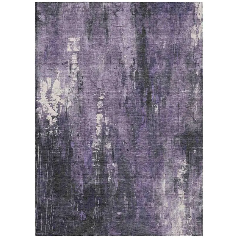 Caelion Purple Indoor-Outdoor Area Rug – Rich Hue, Easy-Care Construction 2