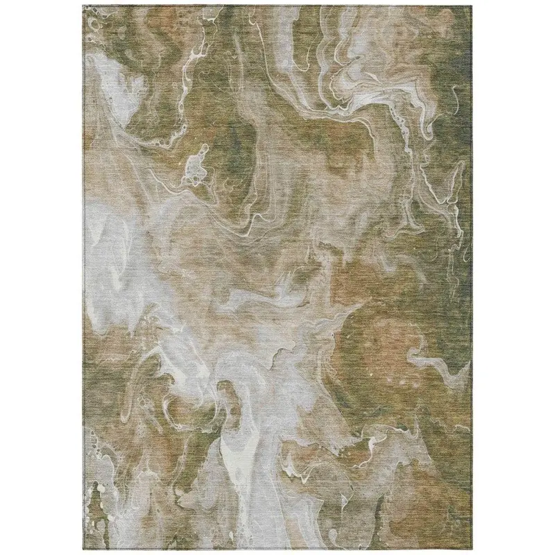Caelor Brown Washable Floor Rug – All-Season Indoor/Outdoor Mat 2