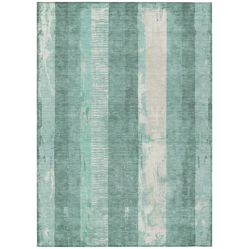 Caelyn Seafoam Indoor-Outdoor Rug – Soft Yet Durable Washable Mat 2