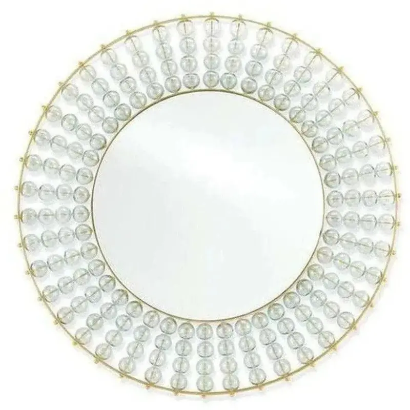 Calais Gold Leaf Wall Mirror With Elegant Frame 1