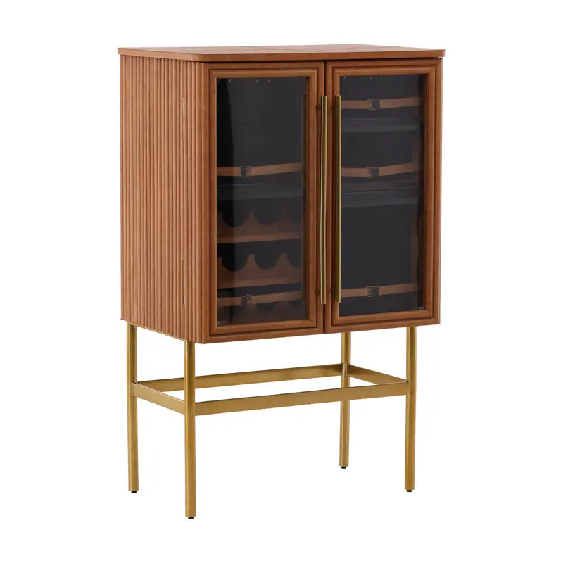 Caldwell Bar Cabinet – Two-Door Wooden Beverage Storage With Contemporary Styling 1