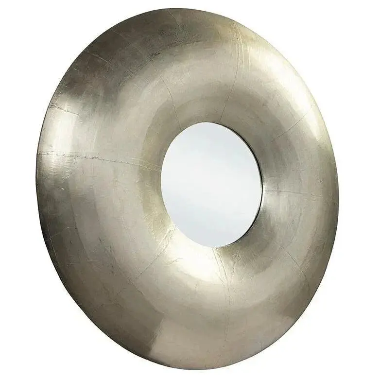 Callahan Round Wall Mirror With Minimalist Metal Frame 1