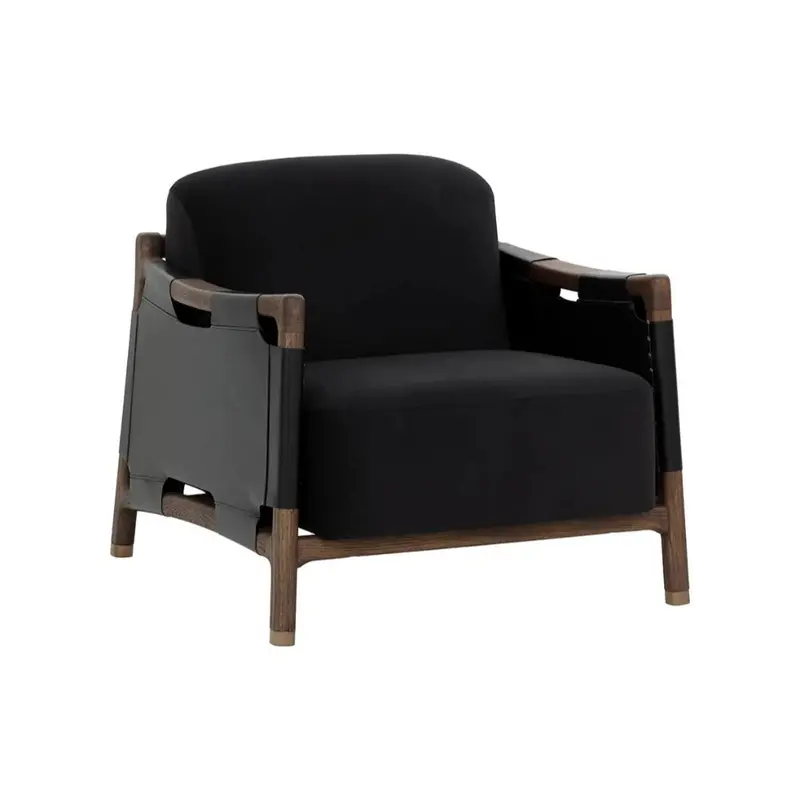 Calloway Classic Leather Lounge Armchair 1