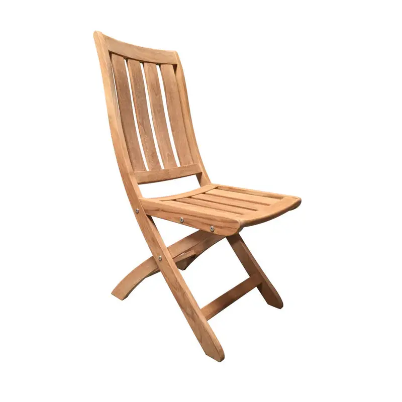 Cambria Teak Foldable Outdoor Dining Chair 1