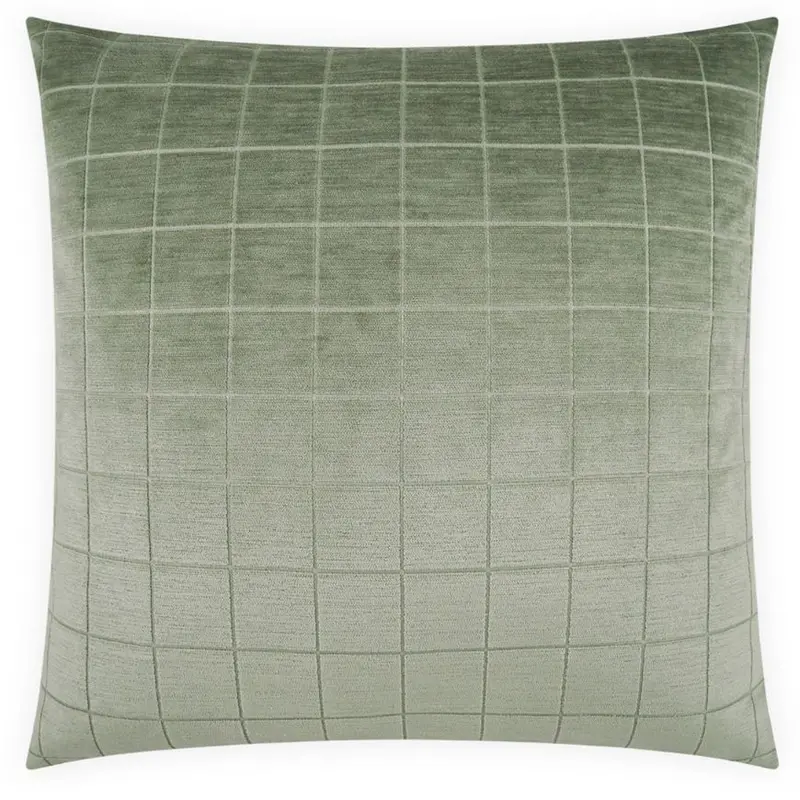 Camden Plaid Check Throw Pillow Featuring Hidden Zipper & Premium Fill 1