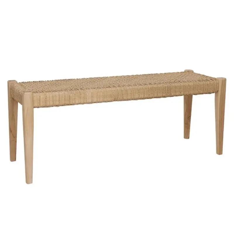Cameo Coastal Dining Bench – Nautical-Inspired Upholstered Seat 1