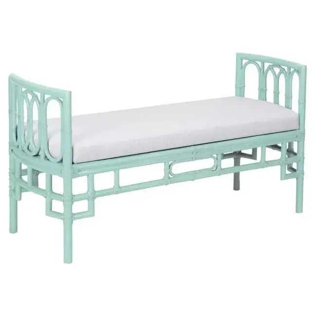 Camilla Rattan Bedroom Bench – Natural Woven Design 1