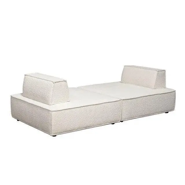 Cara Modular Bouclé Lounger Sofa 1