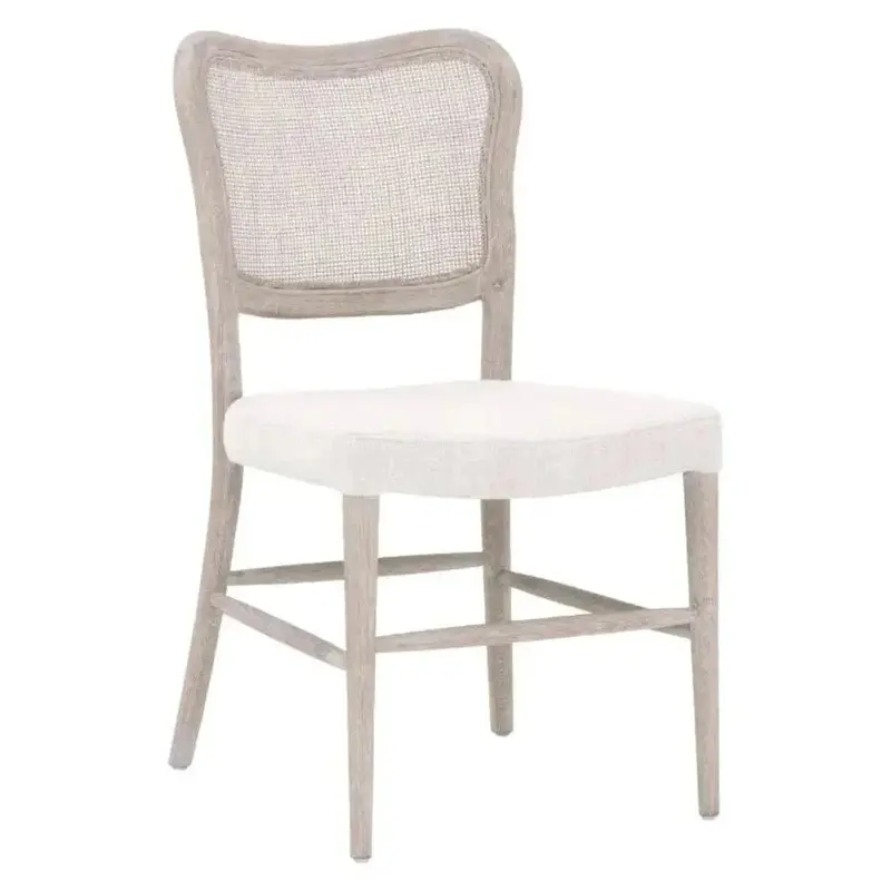 Cela Armless Dining Chair In Soft Fabric (2-Piece) 1