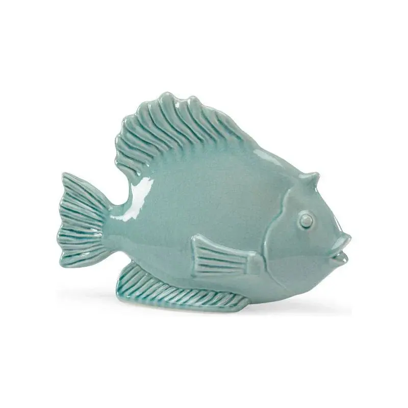 Celadon Fish Sculpture Made Of Fine Porcelain 1