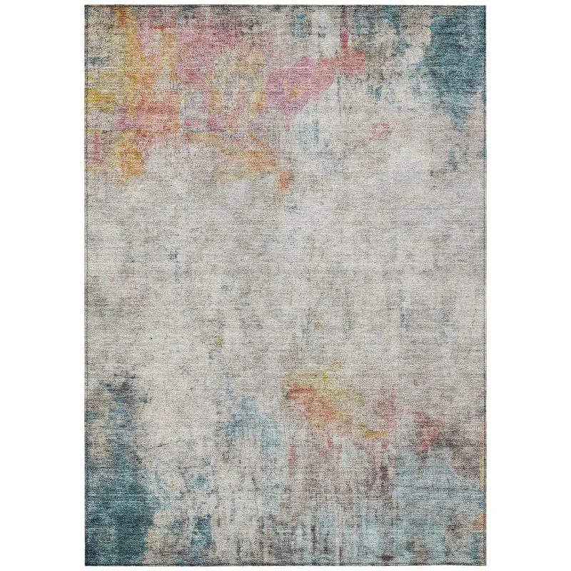 Celera Teal Indoor-Outdoor Area Rug – Uv-Resistant Washable Floor Covering 2
